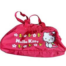 Bolsa de viagem Hello Kitty vintage feminina infantil anos 90 filhotes flores vermelhas comprar usado  Enviando para Brazil