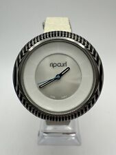 Usado, Relógio feminino Rip Curl mist acetato branco 38 mm pulseira de couro mergulhador comprar usado  Enviando para Brazil