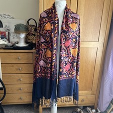 Luxurious embroidered cashmere for sale  LIVERPOOL