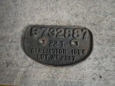 B732887 tons 1956 for sale  MIDDLESBROUGH
