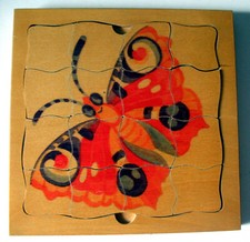 Puzzle bois chenille d'occasion  Ribeauvillé
