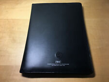 Nuovo - Memo Pad IWC Schaffhausen Bloc Notes - Pelle Nera - 31 x 23 cm, usado comprar usado  Enviando para Brazil