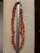 Collana corallo doppio usato  Firenze