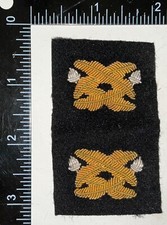 PAR PRETO de insígnia de punho de ouro oficial engenheiro civil USN Marinha dos EUA comprar usado  Enviando para Brazil