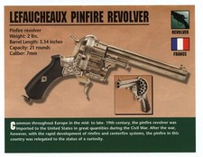 Lefaucheaux pinfire revolver d'occasion  Expédié en Belgium