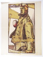 Altes plakat flieger gebraucht kaufen  Neugersdorf