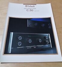 Mcintosh brochure usato  Vicenza