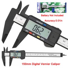 6" 150mm pinça digital micrômetro medidor LCD Vernier régua de medição eletrônica comprar usado  Enviando para Brazil
