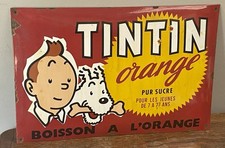Large tintin enamel for sale  SUNBURY-ON-THAMES