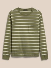 Camiseta Manga Longa BANANA REPUBLIC Autêntica SUPIMA® #801197 comprar usado  Enviando para Brazil