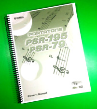 Manual do proprietário para Yamaha PSR-195 PSR-79, 53 páginas com capas transparentes! comprar usado  Enviando para Brazil