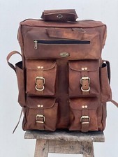 Brown travel rucksack for sale  USA