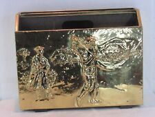 Embossed hammered brass for sale  Higgins Lake