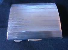 Solid silver cigarette for sale  DOVER