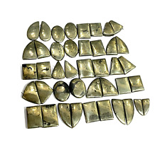 Lote de 10 pares de pedras preciosas cabochão de ouro pirita Apache natural tamanho 14 a 22 mm de comprimento comprar usado  Enviando para Brazil