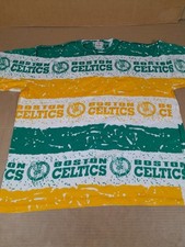 Camiseta Vintage Anos 90 Boston Celtics AOP Tamanho GG Estampa Total Ponto Único  comprar usado  Enviando para Brazil