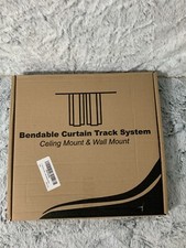 Usado,  Sistema de montagem na parede trilho cortina curvo teto flexível e dobrável 16,4 pés comprar usado  Enviando para Brazil