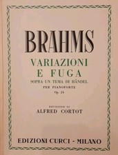 Brahms variazioni fuga usato  Italia