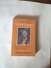 Mettrie. textes choisis. d'occasion  Jarnac