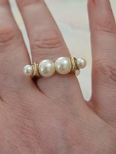 Gold tone ring for sale  STOCKPORT