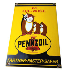 Vintage pennzoil porcelain for sale  Houston