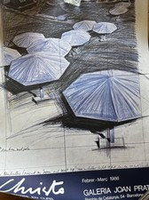 Christo the umbrellas usato  Italia