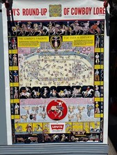 Vintage levi poster for sale  Santa Fe