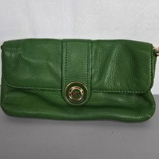 Bolsa de ombro Michael Michael Kors couro verde com detalhes em logotipo dourado comprar usado  Enviando para Brazil