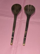 Pair wooden salad for sale  ASHFORD