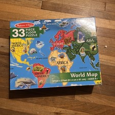 Melissa doug map for sale  Williamson