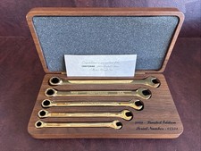 2003 CRAFTSMAN 22K folheado a ouro 5 peças conjunto de chaves colecionador edição limitada comprar usado  Enviando para Brazil
