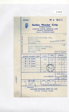 Ephemera golden wonder for sale  CHURCH STRETTON