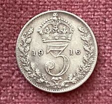 1916 silver threepenny for sale  KETTERING