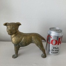 Brass staffordshire bull for sale  LONDON