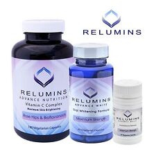 NOVO Relumins Advanced reforços de glutationa branca, complexo nutricional de vitamina C, usado comprar usado  Enviando para Brazil
