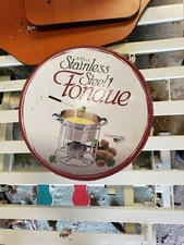Stainless steel fondue for sale  Philadelphia