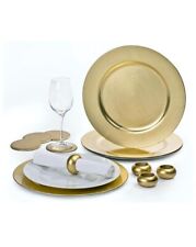 Gold silver charger for sale  WEMBLEY