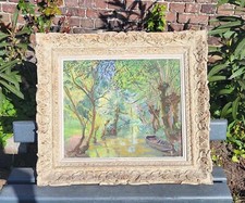 Peinture paysage bucolique d'occasion  Mouvaux