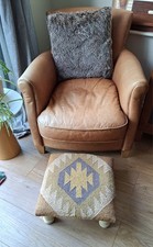 Kilim tapestry footstool for sale  TWICKENHAM
