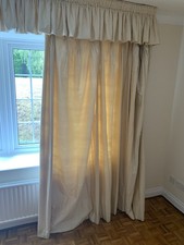 Silk curtains pairs for sale  ESHER