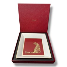 Bandeja de bugigangas Cartier Paris Panther Panthere Leopard edição limitada modelo médio comprar usado Bandeja de bugigangas Cartier Paris Panther Panthere Leopard edição limitada modelo médio comprar usado  Enviando para Brazil
