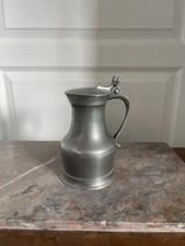 Antique tin pitcher d'occasion  Expédié en Belgium