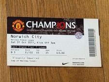 Ticket 2011 manchester for sale Ticket 2011 manchester for sale  DUNMOW