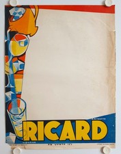 Affiche ricard anisette d'occasion  La Courtine