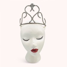 Tiara Vintage Strass Cristal Coroa Casamento Noiva Headpiece Concurso Princesa comprar usado  Enviando para Brazil