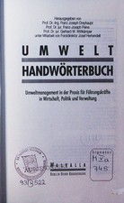 Umwelt handwörterbuch umweltm gebraucht kaufen  Delitzsch