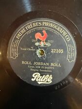 Pathe 22105 JAMES REESE EUROPE SINGING SERENADERS Roll Jordan  1920 78 rpm  E- comprar usado  Enviando para Brazil