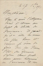 Henri gervex lettre d'occasion  Paris II