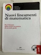Nuovi lineamenti matematica usato  Roma