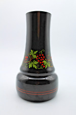 Blumenvase beerenmotiv schwarz gebraucht kaufen  Toppenstedt